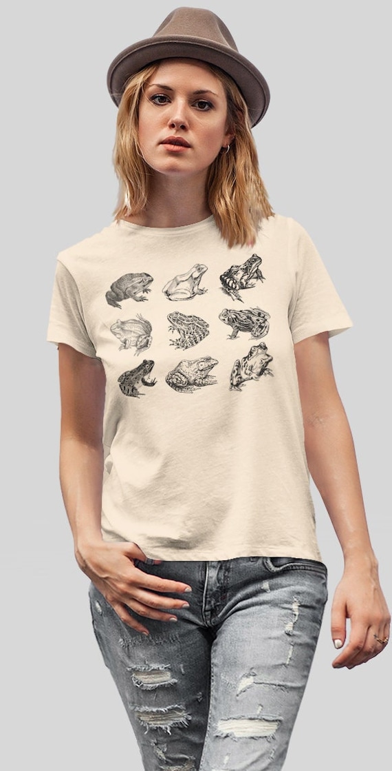 Cute Frog Shirt Goblincore Clothing 