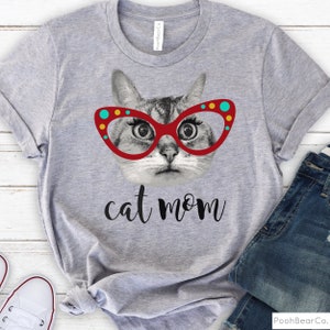 Cat Mom Shirt, Best Cat Mom Ever Shirt, Cat Mama Shirt, Funny Cat Shirt, Cat Lover Gift, Gift for Cat Lover, Tabby Cat Shirt Athletic Heather