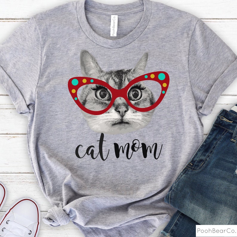 Cat Mom Shirt, Best Cat Mom Ever Shirt, Cat Mama Shirt, Funny Cat Shirt, Cat Lover Gift, Gift for Cat Lover, Tabby Cat Shirt Athletic Heather
