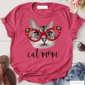 Cat Mom Shirt, Best Cat Mom Ever Shirt, Cat Mama Shirt, Funny Cat Shirt, Cat Lover Gift, Gift for Cat Lover, Tabby Cat Shirt Heather Raspberry