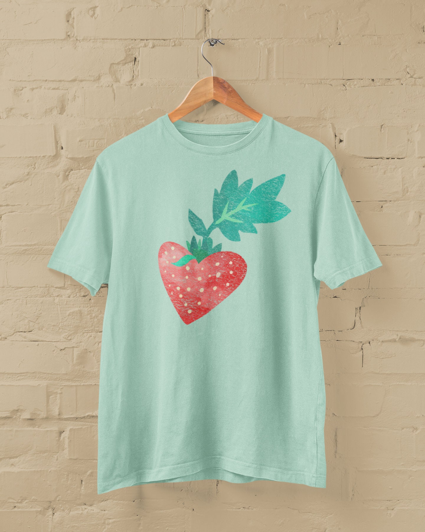 strawberry shirt in the sunshine
