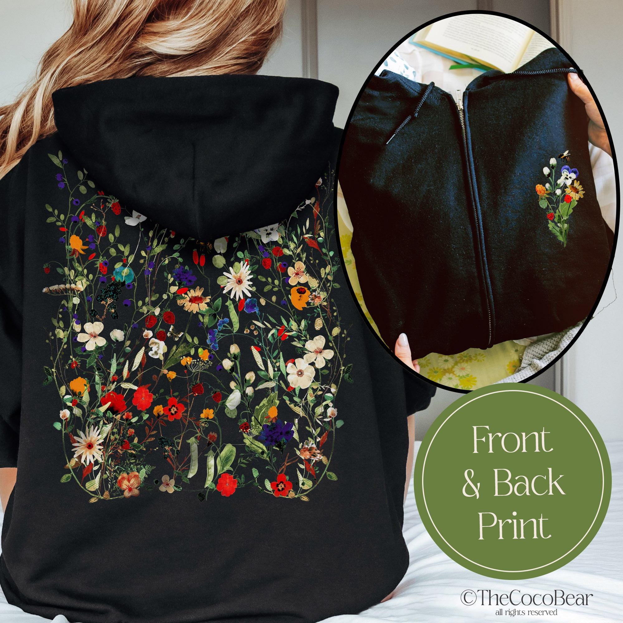 NOFFICIALNOFFICE ♥ DREAM FLOWER FLEECE JACKET /追跡付 Quilted Jacket with Flower Patch by Undercover - La Garçonne