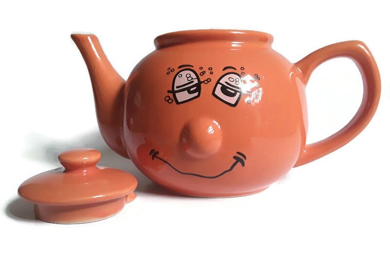 Happy Face Teapot Eighties Kitsch | Etsy
