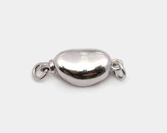 925 Silver Claps Rhodium for Bracelet or Necklace SC44