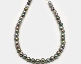 39pcs Green Mix 10-13mm - SR AA/AAA Quality Tahitian Pearl Necklace NL1656 THMIX4