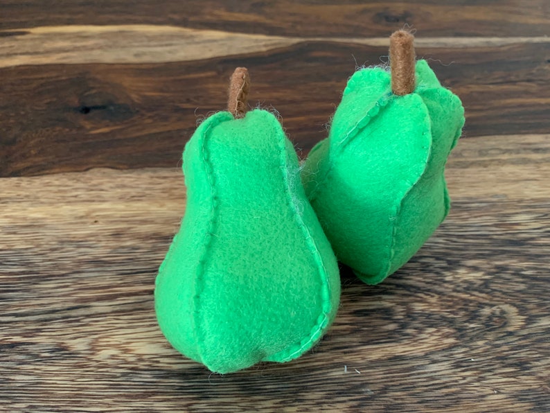 Felt food fruit 1 Birne