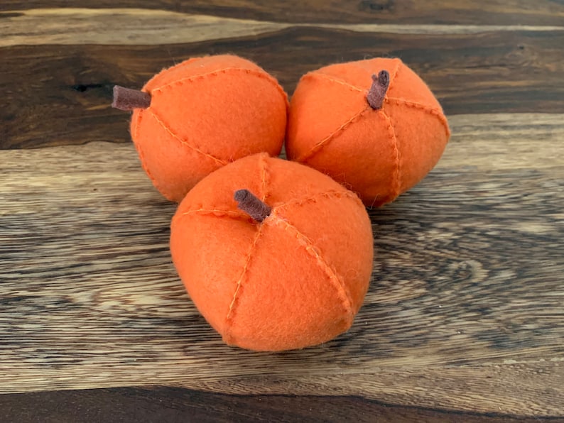 Felt food fruit 1 Orange