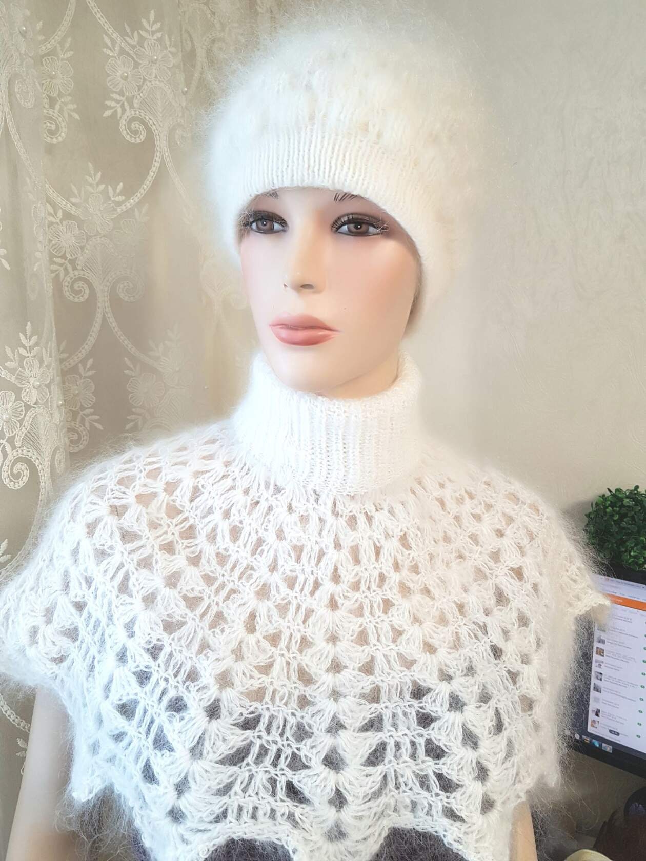 Knitted Neck WarmerCollar ScarfHand Knit Scarf CowlKnitted | Etsy