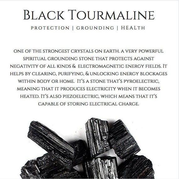 Raw black tourmaline meaning deals