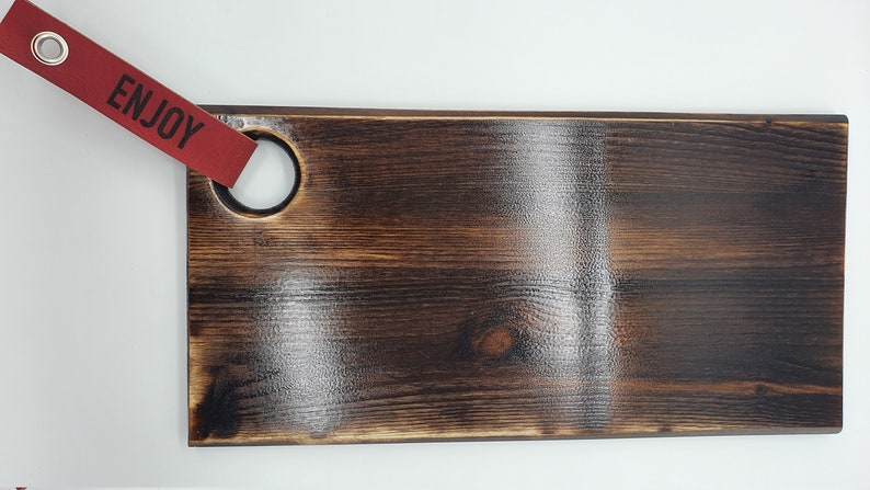 Anricht and Serviertabletts Pine Wood VesperBoard Deco Restaurant Handmade Tray Serving Gift Kitchen Prepeisen Eat Bread Time ENJOY