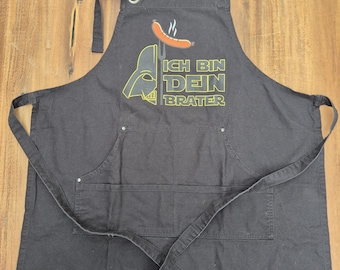 Star Wars cooking apron with pockets, grill apron, barbecue apron, baking apron, gardening apron, customizable, kitchen aprons, bib aprons