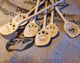 Wooden spoon personalized sayings wood Father&#39;s Day Mother&#39;s Day Gift