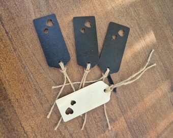 Étiquette cadeau, carte en bois, carte cadeau, carte d'anniversaire, carte, bois, écologique, carte de mariage, carte de vœux, carte de félicitations