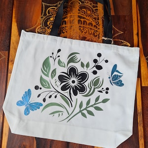 Bolso de tela de bolso de mano impreso, bolso de transporte, bolso de comprador, arte lineal, bolso de hombro, minimalista, personalizable, bolso de viaje, único