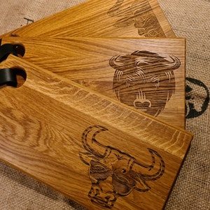 Cutting board wood -Handmade - Cuttingboard - Unique - Father&#39;s Day - Mother&#39;s Day - Gift - Oak birthday - customizable
