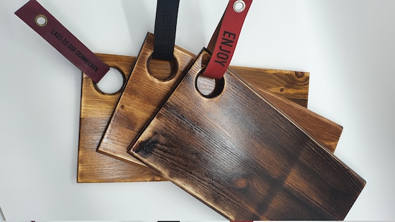 Anricht-und Serviertabletts Zirbenholz Vesperbrett Deko Restaurant Handarbeit Tablett Servieren Geschenk Küche Vorpeisen essen Brotzeit