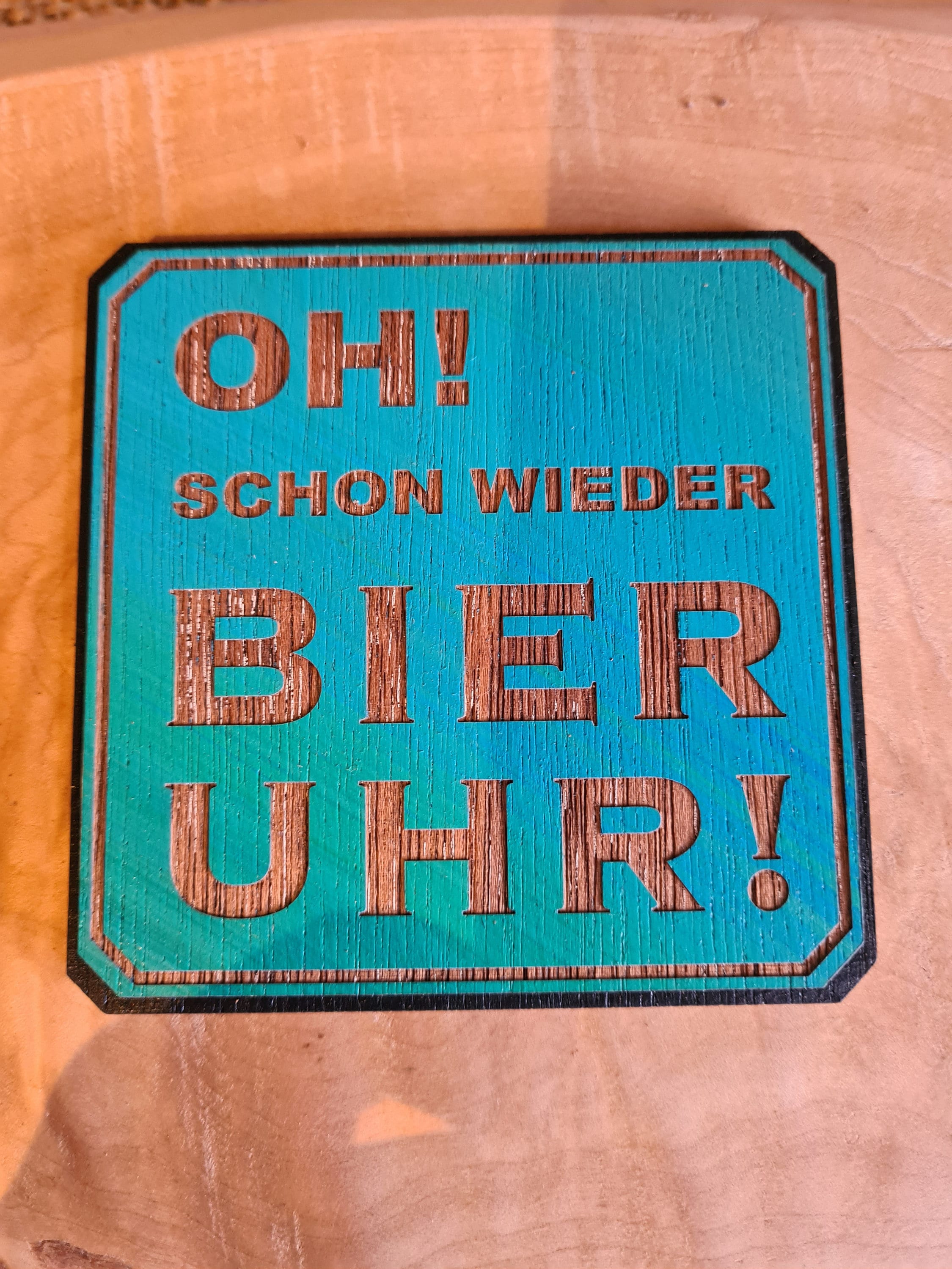 Beer Glass Coaster Unique Wood Cork Beer Mat Handmade Etsy