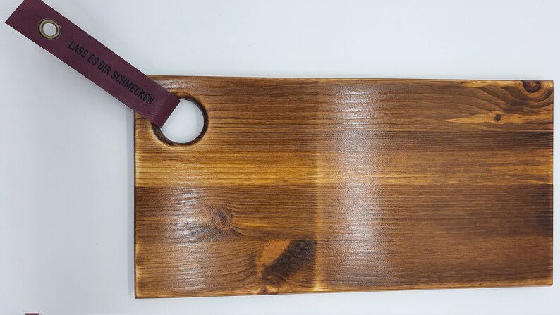Anricht and Serviertabletts Pine Wood VesperBoard Deco Restaurant Handmade Tray Serving Gift Kitchen Prepeisen Eat Bread Time LASS ES DIR SCHMECKE
