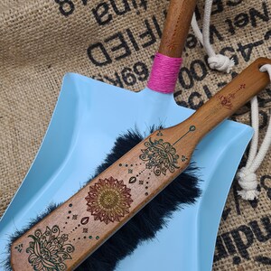 Sweeping set - broom - hand broom - housewarming gift - handmade - funny - gift idea - unique items - wedding gift - personalized