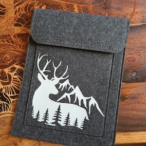 Felt bag for tablet, cover, travel case, organizer, cover for I-Pad, document folders, multimedia bags, felt bags, personalized