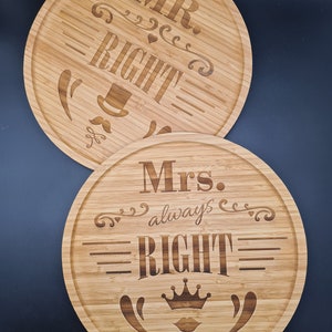 Mr. & Mrs. Pizza Plate, Wooden Plate, Bamboo Plate, Bamboo Pizza Plate, Wedding, Serving Plate, Serving Plate, Plate, Gift Idea, Pizza,