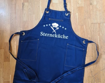 Cooking apron with pockets, grill apron, barbecue apron, baking apron, garden apron, personalizable, kitchen aprons, bib aprons,