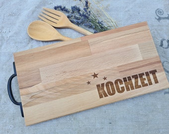 Cutting board - Vesper board serving board made of wood -Handmade - Cuttingboard - Unique - Father's Day - Mother's Day - Gift - customizable