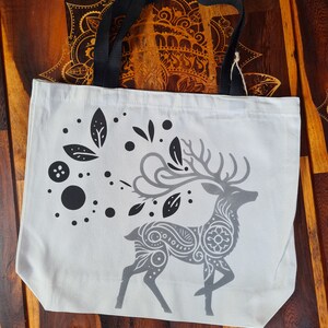 Bolso de tela de bolso de mano impreso, bolso de transporte, bolso de comprador, arte lineal, bolso de hombro, minimalista, personalizable, bolso de viaje, único
