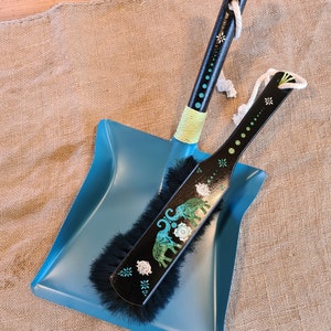 Sweeping set - broom - hand broom - housewarming gift - handmade - funny - gift idea - unique items - wedding gift - personalized