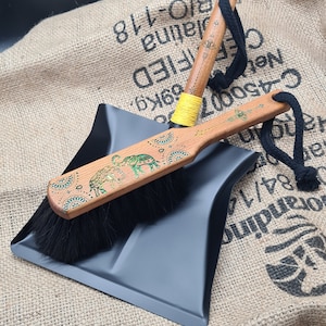 Sweeping set - broom - hand broom - housewarming gift - handmade - funny - gift idea - unique items - wedding gift - personalized