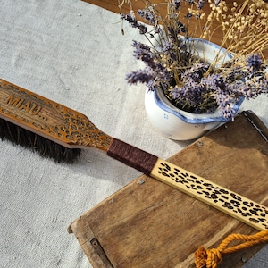 Sweeping set - Broom - Hand brush - Gift to move in - Handmade - funny - Gift idea - Unique pieces - Wedding gift - personalized