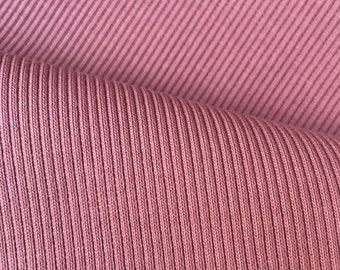 Cuffs - Fabric - Organic Cotton - Rosewood - Pink - Fine STOFF - Metre - Life clothes