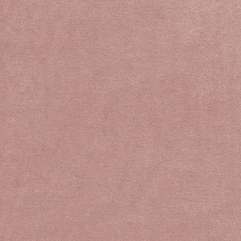 May include: A solid, smooth, dusty rose colored fabric with a subtle texture.