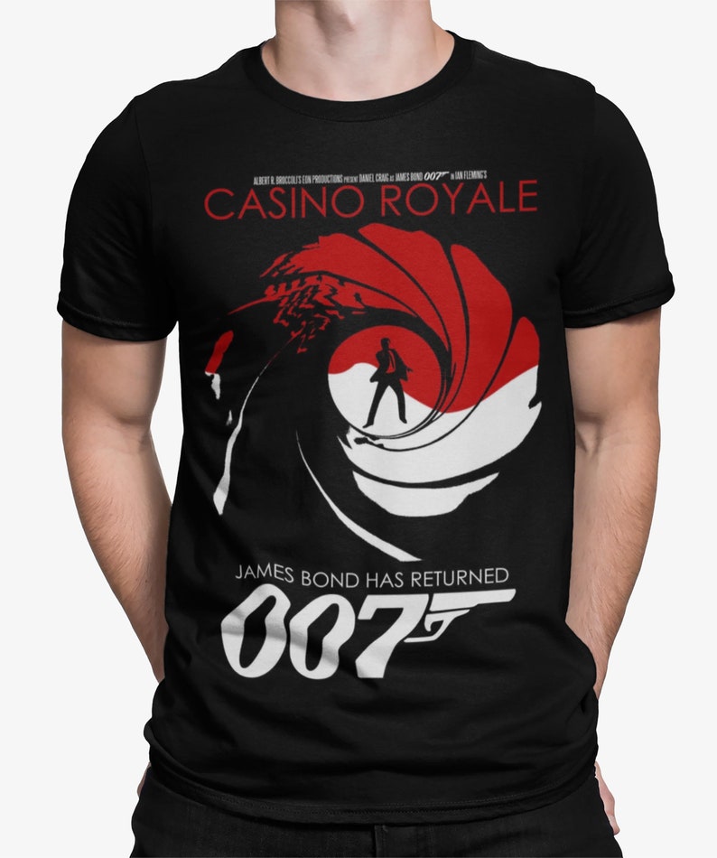 Men's James Bond T-Shirt 007 T-Shirt 60's Movie | Etsy