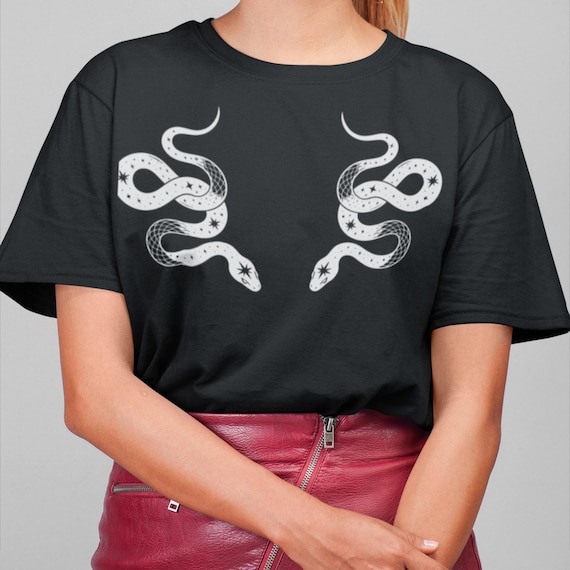 Camiseta unisex Serpiente Celestial Camiseta con gráfico de