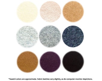 SINGLE 100% Cashmere Patch in ONE Classic Color: ONE Iron-On Patch for Sweater Hole Repair or to Customize. Remove Adhesive to Sew Instead.