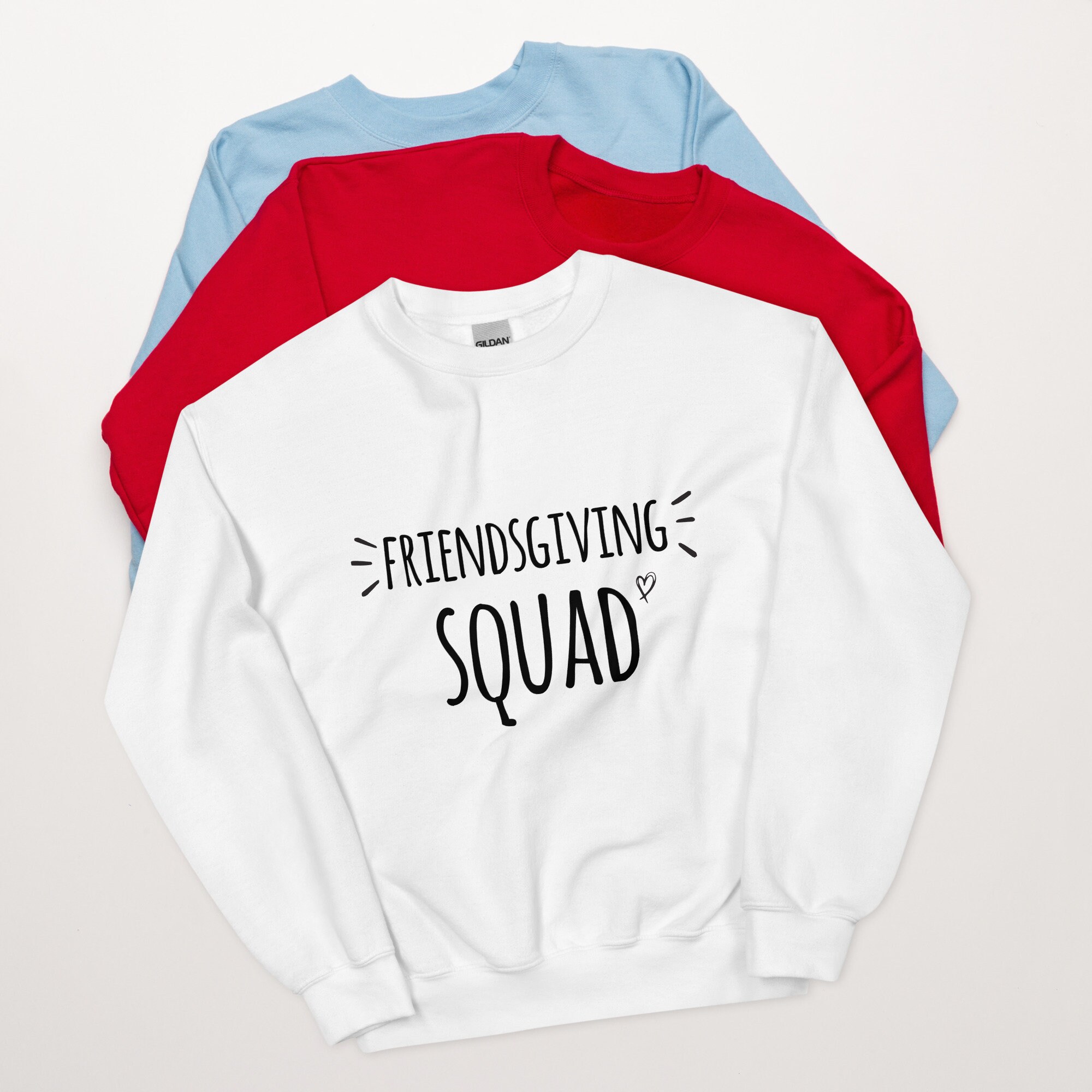Friendsgiving Squad Sweatshirt Friendsgiving Sweater - Etsy