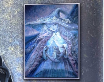 Witch Fanart Painting - Etsy