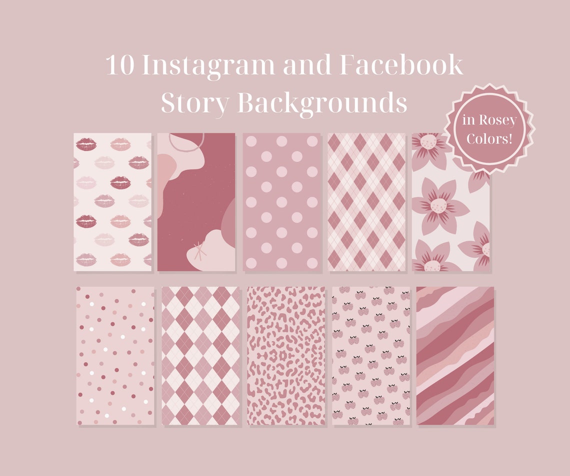 10 Instagram Story Backgrounds IG Story Backgrounds Etsy