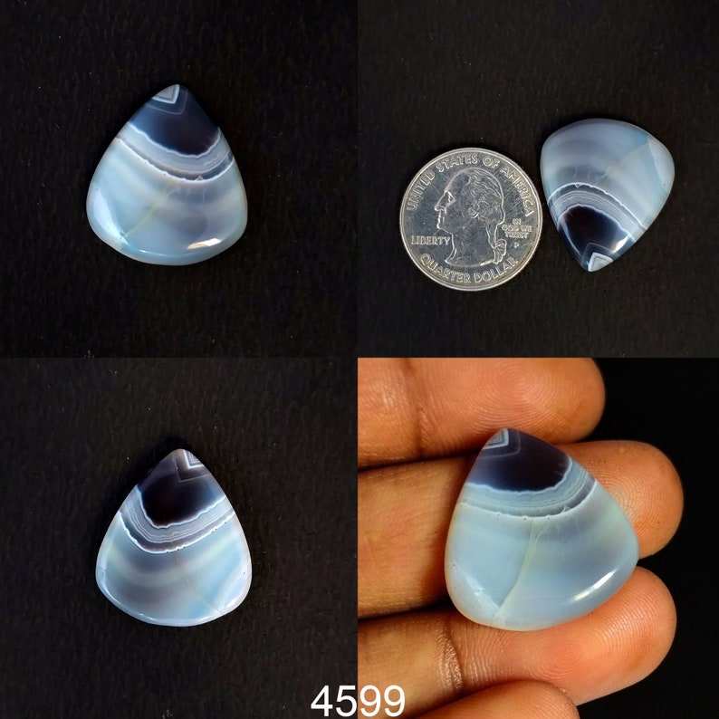 Botswana Agate Stone Banded Agate Healing Crystal for Wire wrap DIY Ring Agate Beads Botswana Agate Cabochon Pendants Jewelry Supply