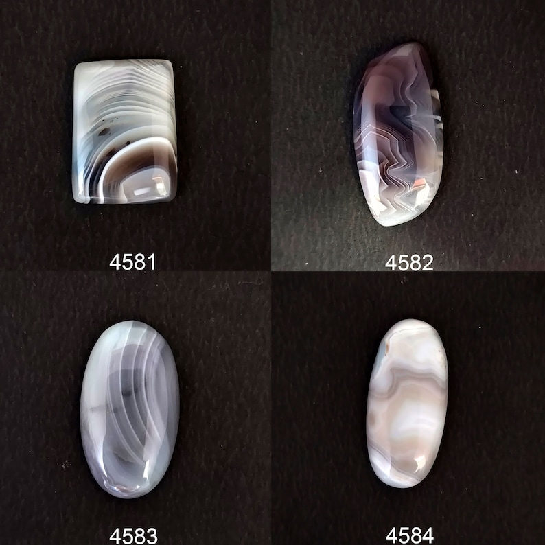 Healing Stone for Wire wrap DIY Ring Pendants Jewelry Supplies LOT Agate Gemstone Botswana Crystal Designer Agate Botswana Agate Cabochon