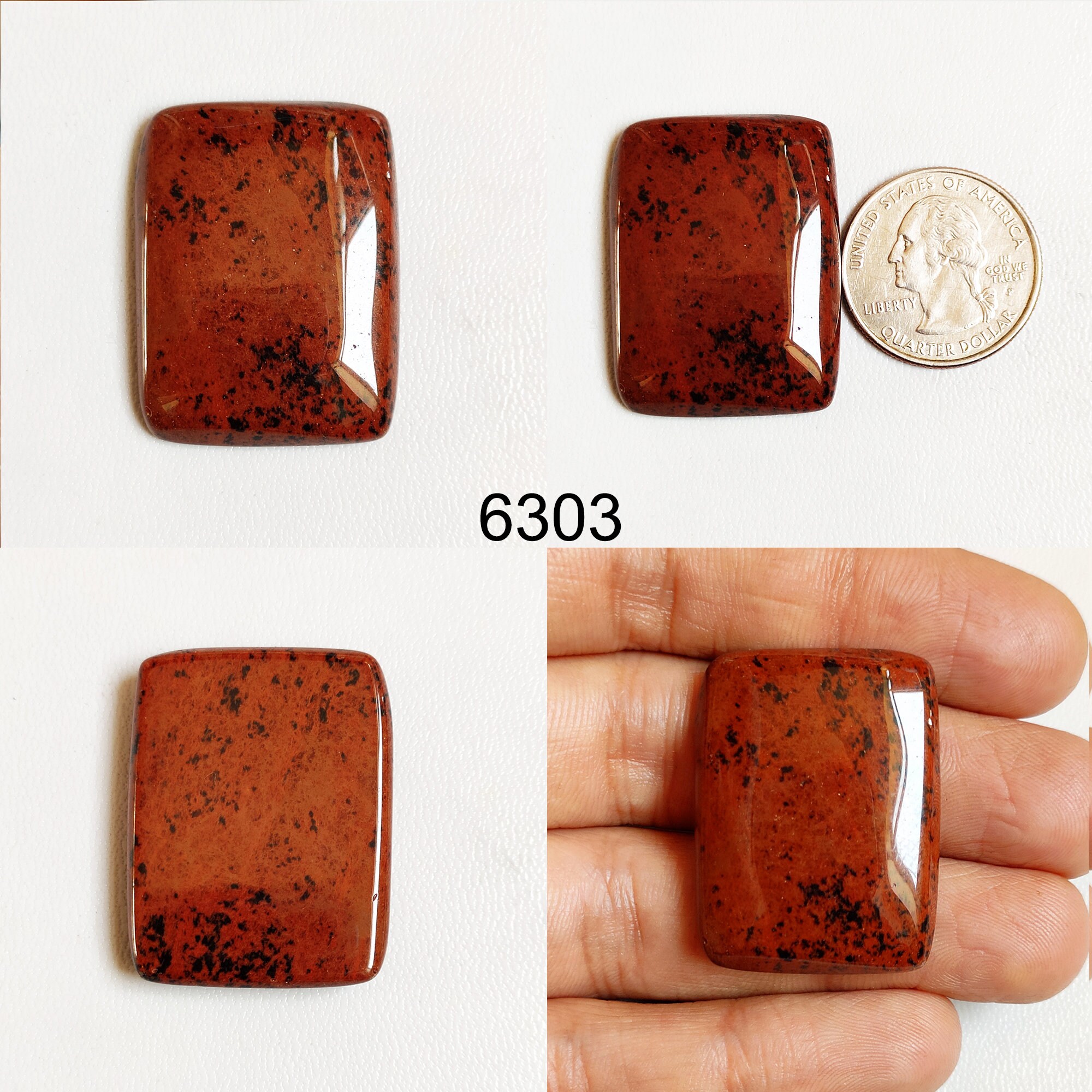Mahogany Jasper Cabochon Mahogany Jasper Gemstone Natural Etsy