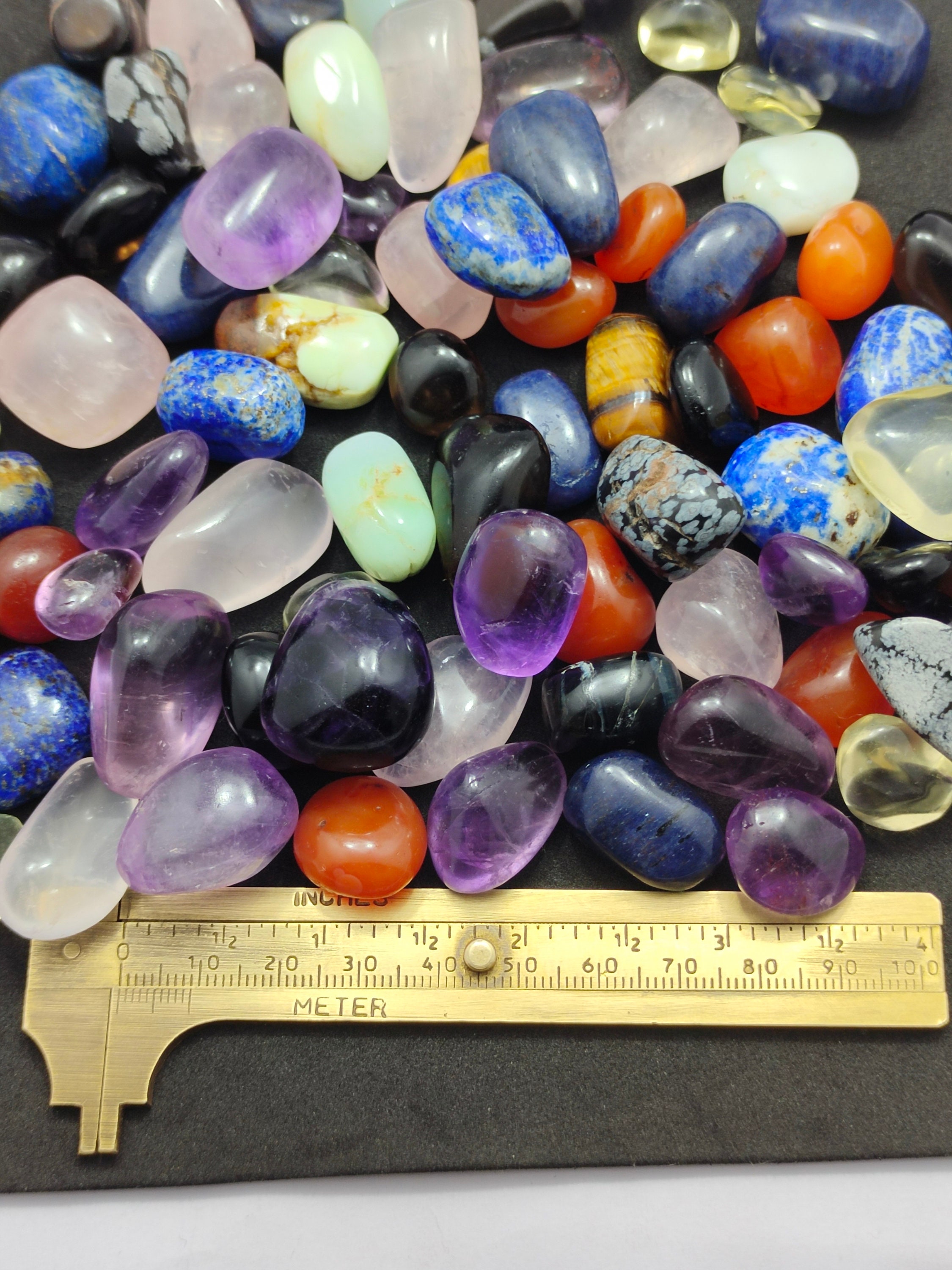 Mix Tumbled Stones Assorted Tumbled Gemstone Wholesale bulk Etsy