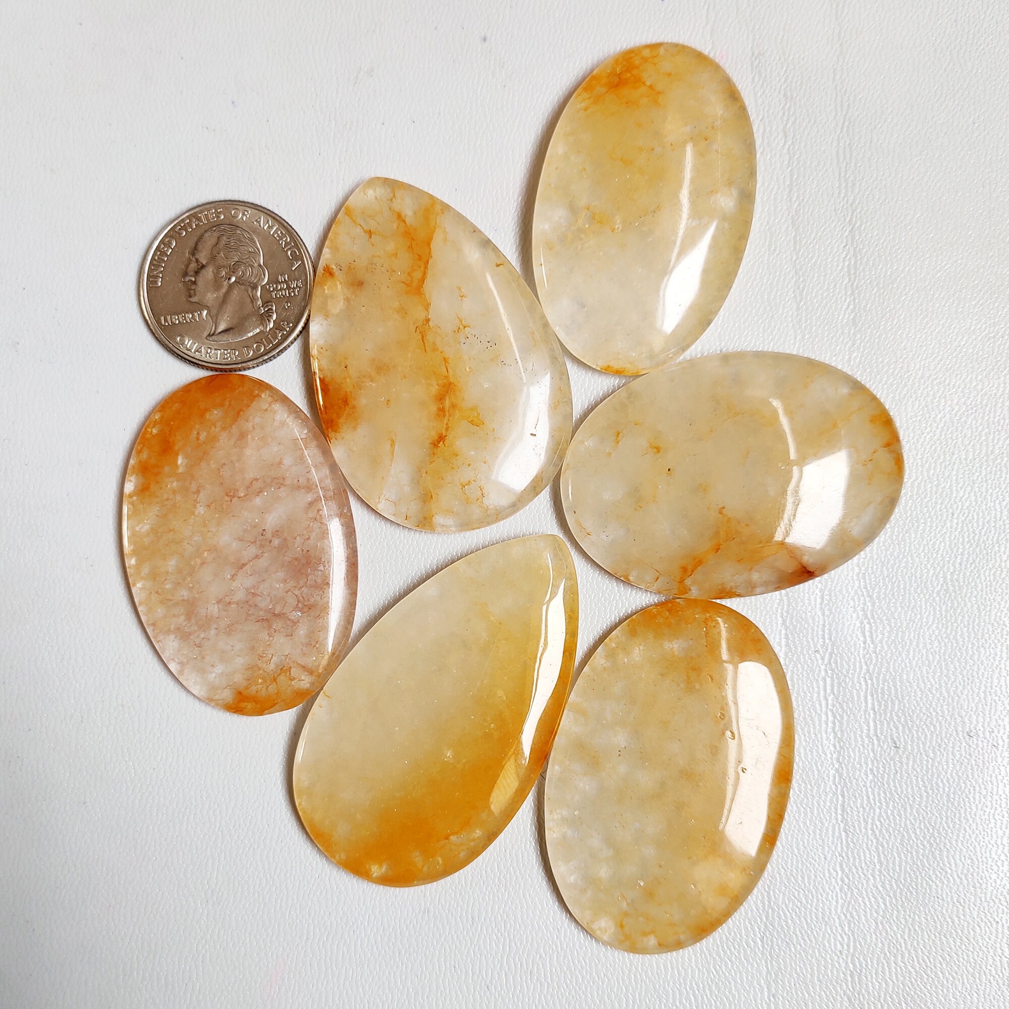 Natural Yellow Quartz Cabochon lot Wholesale Yellow Quartz Etsy