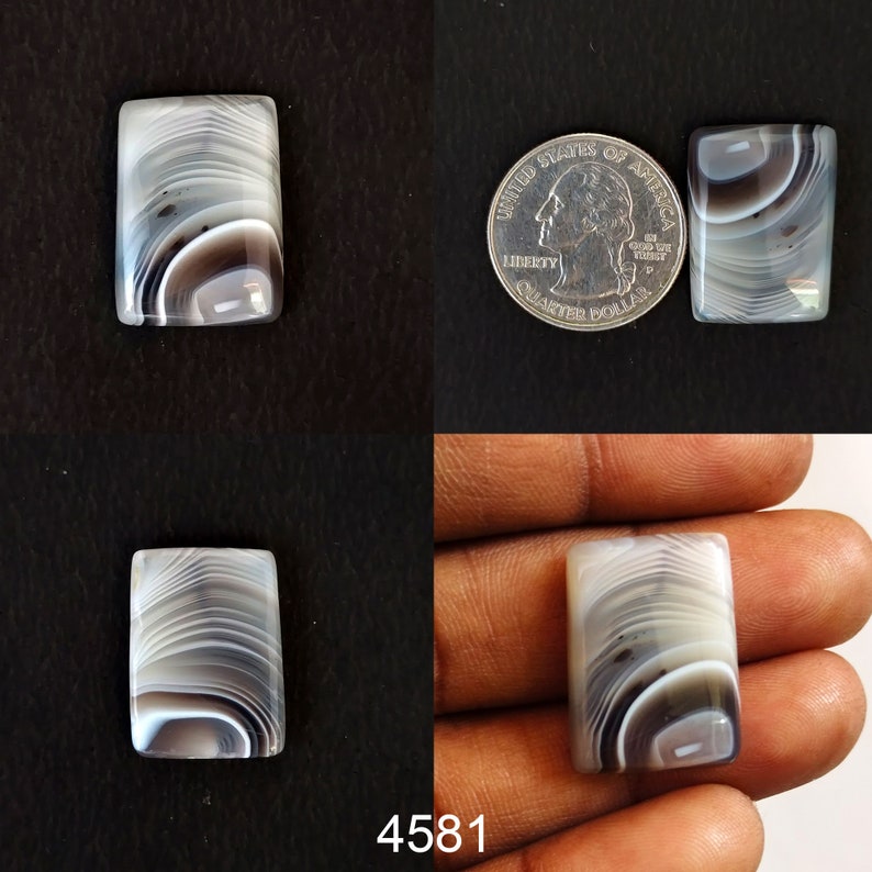 Healing Stone for Wire wrap DIY Ring Pendants Jewelry Supplies LOT Agate Gemstone Botswana Crystal Designer Agate Botswana Agate Cabochon