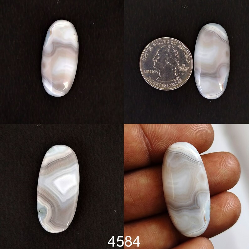 Healing Stone for Wire wrap DIY Ring Pendants Jewelry Supplies LOT Agate Gemstone Botswana Crystal Designer Agate Botswana Agate Cabochon