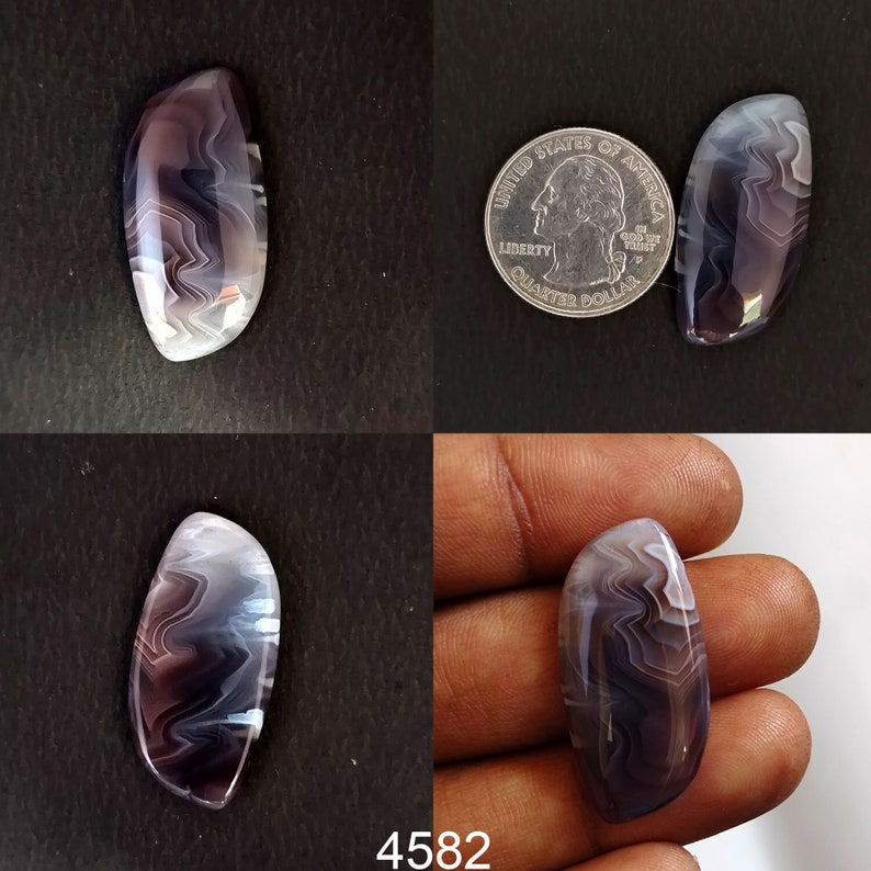 Healing Stone for Wire wrap DIY Ring Pendants Jewelry Supplies LOT Agate Gemstone Botswana Crystal Designer Agate Botswana Agate Cabochon