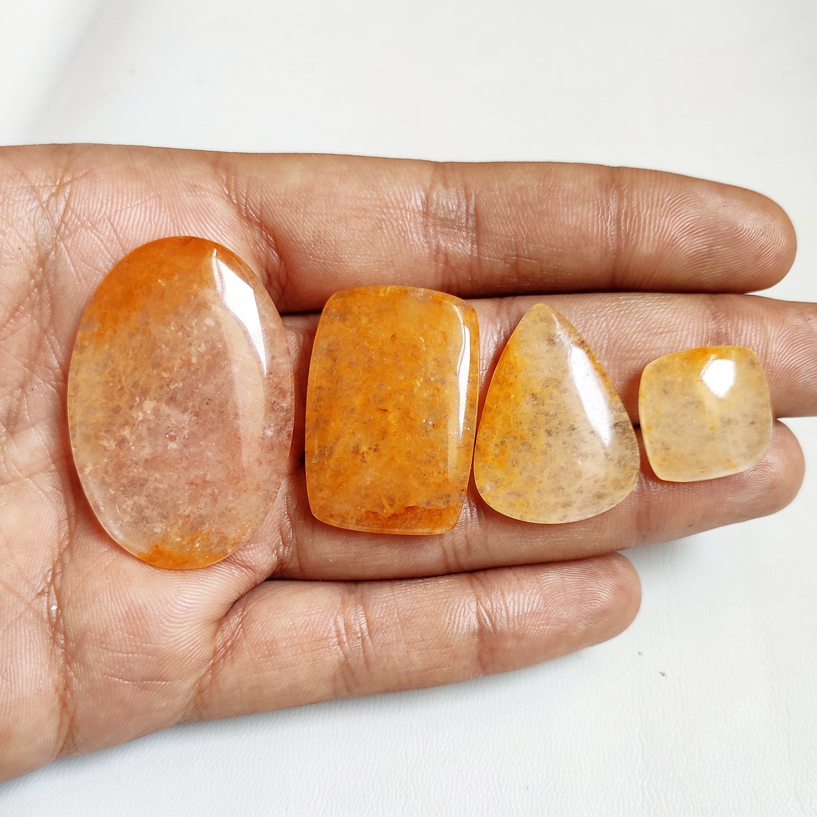 Natural Yellow Quartz Cabochon lot Wholesale Yellow Quartz Etsy