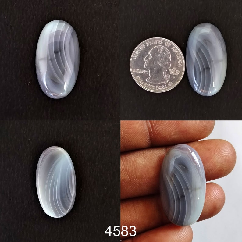 Healing Stone for Wire wrap DIY Ring Pendants Jewelry Supplies LOT Agate Gemstone Botswana Crystal Designer Agate Botswana Agate Cabochon