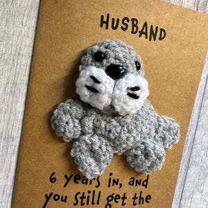 Carte d'anniversaire - Crochet - Kraft - Label de qualité - Joyeux anniversaire ! - Personnalisé - Nouveauté amusante mari femme petit ami petite amie